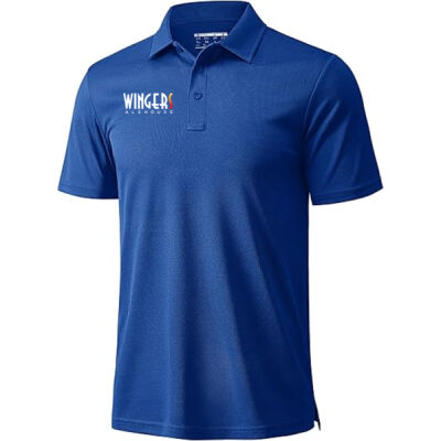 Mens Premium Polo -Wingers Alehouse logo Thumbnail