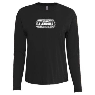 Women's Cotton Long Sleeve Tee-Alehouse City Logo Thumbnail