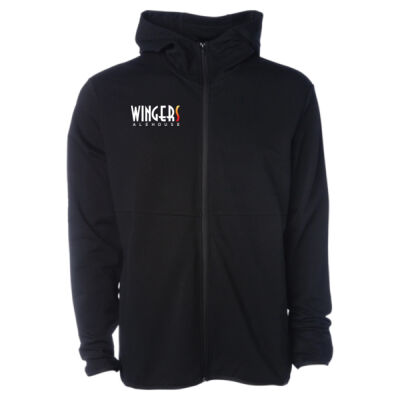 Unisex Performance Full-Zip Hooded Sweatshirt-Wingers Alehouse Thumbnail
