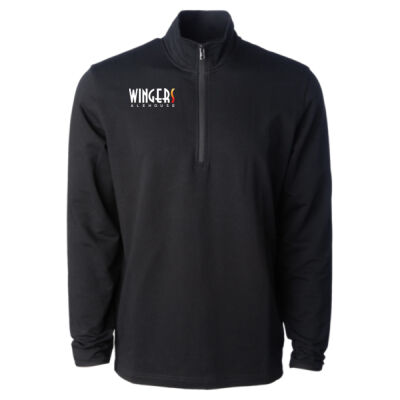 Men's Performence Quarter-Zip Pullover-WINGERS ALEHOUSE Logo Thumbnail
